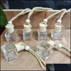 Essential Oils Diffusers Home Fragrances Decor Garden Car Per Bottle Pendant Ornament Containers For Diffuser Fragrance Empty Glass Bottle