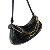 Новая цепная сумка для сети олока, сумка, роскошная дизайнерская сумочка, крокодиловые паттерны кожаные сумки на плече
