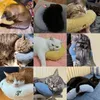 고양이 액세서리 애완견을위한 애완 동물 제품 소프트 고양이 침대 보호 자궁 경부 척추 U 모양 고양이 집 침대 L220606