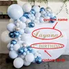 Födelsedagsfest Vinyl Wall Decals Anpassade namn och texter Plexiglass Board Sticker Parties Wedding Ceremony Decoration Arts 220607