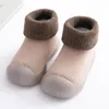 First Walkers Thickened Kids Socks Shoes Winter Super Warm Toddler Boys Girls Baby Indoor Shoe Floor Footwear Born BootsFirst FirstFirst