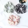 Boho Pastorale stijl Haar Scrunchies Girls Zoete bloemen Hair Rings Ponytail Holder zachte elastische rubberen band haaraccessoires