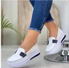 Spring Platform Comfortable Women's Sneakers Fashion Lace Up Casual Little White Shoes Women Increase Vulcanize Shoes 220318