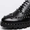 Studded Rivet Spike High Tops Loafers Men Causal Flats Prom Party Shoes Moccasins Ins Sports Walking Sneakers Zapatos Hombre Da52