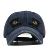 3D broderad ögonmössa för män bomullssport baseball mössa mode svart mönster kvinnor snapback armé man hip hop ben