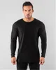 T-shirt da uomo Autunno manica lunga Camicia da corsa Uomo Rashgard Solid Fitness Gym T Camicie sportive Abbigliamento sportivo Tshirt da uomo
