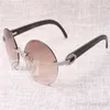 Klasik Yuvarlak Moda Retro Elmas Güneş Gözlüğü T8100903-A Doğal Siyah Açılı Güneş Gözlüğü Kalite Gözlük Boyutu 58-18-315V