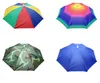 낚시 우산 9 색 창조적 인 성격 야외 활동 탄성 밴드 빛 비 모자 우산 SN3362