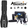 Alone Fire G700/E17 Cree XML T6 5000LM Wysoka moc Zoom Led Tactical LED LED LASHTLIGHT LANTERN LANTERS Light Light 18650 RECARGEAB231H