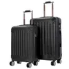 Yeni inç abspc bavul üzerinde tekerlekler seyahat arabası bagaj çantası kabin moda erkekler j220708 j220708