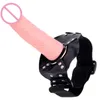 Erotik uyluk strapon yapay penis lezbiyen bacak kayışı üzerinde koşum takımı pegling dick 6.7 '' penis seksi ürünler Yetişkin oyuncaklar çiftler için