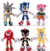 New Arrival PP Cotton Plush Toys Cute Action Figure Shadow the Hedgehog Plush Toy for Xmas Kid Gift