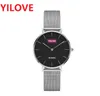 Top qualité joli modèle mode dame montre spéciale en acier inoxydable maille causale femmes petites montres à quartz minces horloge féminine de luxe