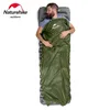 حقيبة النوم في التخييم LW180 مظروف محمول في الهواء الطلق المشي لمسافات طويلة فائقة حقيبة نوم على الظهر.