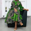 Vêtements Ethniques Mode Robe Africaine Pour Femmes Dashiki Afrique Style Imprimer Riche Bazin Maxi Robes LonguesEthnique