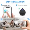 Piccole telecamere Videoregistratore di sorveglianza H3B WiFi Baby Monitor Mini videocamera Videocamera HD 1080P per la sicurezza domestica Rilevazione del movimento APP Controll Wireless Nanny Cam