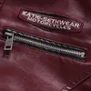 Chaqueta de estilo punk para hombres chaqueta de cuero para hombres ropa de moda abrigo otoño masculina chaqueta de motocicleta cuero artificial de alta calidad L220730