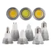 Bulbi di riflettori a LED Dimmabile 9W 12W 15W Luci di pannocchia E27 GU10 E14 MR16 Supporto a parete bianca/bianca calda Bulbo LED