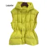 Damesvesten Koreaanse mode Winterstijl Vest Down Jacket Kap los plus size katoen Luci22