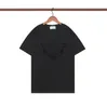 Summer Brand High Street Men's T-shirts Round Neck Tee Tryckt Män och kvinnor Kortärmad Casual Loose Fashion T-shirt