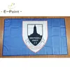Irlande Longford Town FC Drapeau Bleu 3 * 5ft (90cm * 150cm) Drapeau en polyester Bannière décoration volant maison drapeaux de jardin Cadeaux de fête