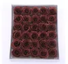 30 Köpfe Kristallgold Rose Blau Dämon Kunstseide Fake Blumenkopf ewiger Blumenstrauß Verpackungsmaterial