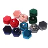 Velvet ringbox dubbele ring opbergdozen trouwringen display case voor vrouw cadeau oorbellen sieraden verpakking