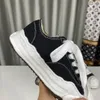 Mmy Maison Mihara Yasuhiro Schuhe Hank Low Top Flats Sneakers Unisex Canvas Trainer Schnürrein geformte Zehen für Frauen Luxusdesigner Schuhkappe Fabrikschuhschuhe