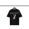 Mens Summer T Shirts Womens New Street Cartoon Print Tees Couples Short Sleeve T Shirt Asain Size S-XL