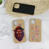 2022 Natural Cork Wood Laser Engraving Phone Cases Shockproof Back Cover Shell For iPhone11 12 13 14 XS Xr X Max