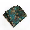 Zakdoeken 66 kleur Mannen Hanky Pocket Squared Zakdoek Zijden Hankerchief Bloem Paisley Bloemen Bruiloft Voor Man Accessoire