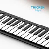 88 key hand roll up piano digital controlador midi sintetizador de piano eletrônico teclado de silicone macio teclado dobrável teclado