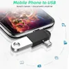 OTG Typ C Adapter 2in1 Micro USB zu USB-C Konverter Handy Flash Drive Reader Mausanschluss USB Kabel