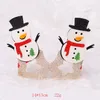 Christmas frames adult children dress up decorative props kindergarten activities party bar shopping mall Christmas gifts