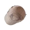 Neue Baumwolle Baskenmütze Hüte Für Männer Frühling Sommer Fishbone Zeitung Jungen Hut Solide Flachen Hut Frauen Maler Hut Sport Metall buchstaben J220722