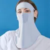 Capitões de ciclismo Máscaras homens mulheres gelo seda à prova de sol anti-UV máscara de golfe decote de babador esportes de lavagem esportiva