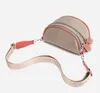 30 stcs messenger tassen vrouwen nylon grote capaciteit dubbele rits vaste crossbody tas mix kleur