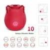 Rose Vibrator Pleasure Rose Sex Toy Clit Sucker Adult Sensory Toys Clitoral Stimulator with 10 Vibrating