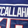 Mit męskie 1980 USA cud na hokej na lodzie # 17 Jack O'Callahan # 21 Mike Eruzione # 30 Jim Craig Hockey Koszulki S-XXXL w magazynie niebieski biały