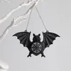 Party Decoration Bat Shaped Light-up LED RGB Light Wall Window Hanging Lamp for Halloween Party Yard Decorations