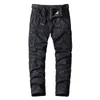 Pantaloni cargo Uomo Pantaloni mimetici Casual Multitasche Pantaloni da combattimento da lavoro dell'esercito Pantaloni cargo militari maschili Pantaloni sportivi in cotone Nuovo J220629