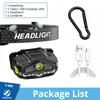 Smart sensing Super Bright LED Fishing Headlamp With XPG+COB lamp beads Rechargeable headlight Comes with fluorescent headband