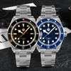 San Luxe Hommes Montre 40mm Diver BB58 Vintage Automatique Montres-Bracelets Femme Fin Liens Saphir 20 Bar Rétro Horloge 220526