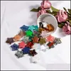 Kamienne luźne koraliki biżuteria naturalne kryształ 30 mm ozdoby gwiazdy kwarcowe leczenie kryształy energia reiki klejnot dekoracja salonu dr dhnmy