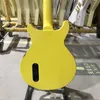 Custom 1959 Junior DC TV Yellow Cream Relicelectric Guitar One Piece Mahoni Body Neck