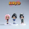 6pcs/set shippuden anime action figure hatake kakashi model 7cm pvc uzumaki tupy toy toy absible toy