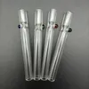 DHLガラスフィルター喫煙ホルダーハンドルパイプOD 10mmローリングペーパータバコ乾燥ハーブ厚いパイレックスチューブスチームローラー1ヒッターパイプ