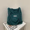 Bolsas noturnas de grande capacidade Velvet Shopping Canvas Feminino Bolsa de ombro Moda simples e versátil bolsas para mulher 2022evening