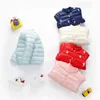 Baby Boys Girloon Cartoon Ubrania zima płaszcz maluchowe ubrania nowe dzieci kurtki dzieci Parka Baby Jackets 12m-6y J220718