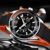 남성 럭셔리 시계 크로노 그래프 스포츠 시계 일본 VK Quarz 운동 Montre De Luxe Luminous Wristwatches 007